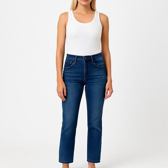 NYDJ Dark Wash Ankle Skinny Jeans Blue Womens - Picture 1 of 10